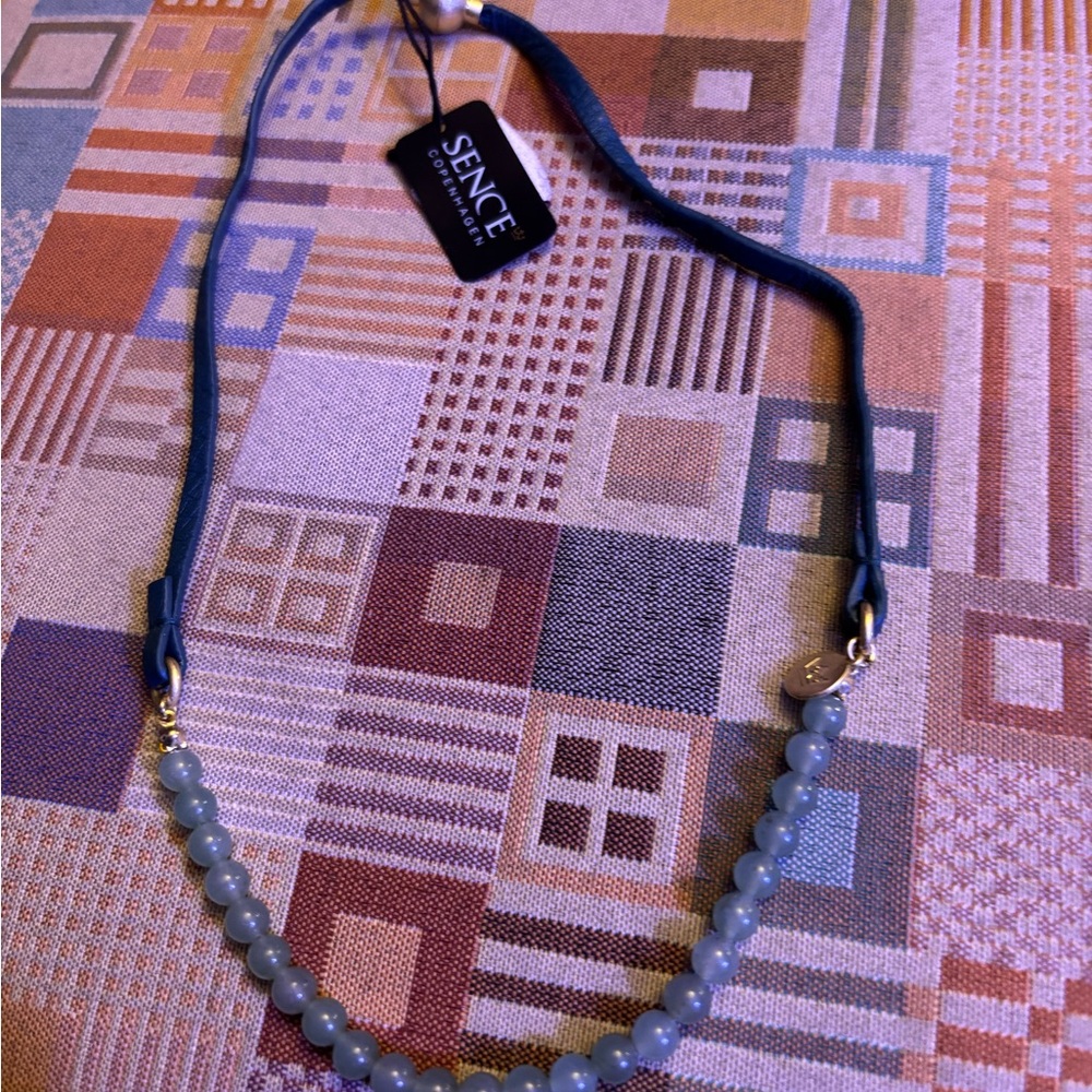 Blue Beaded Necklace